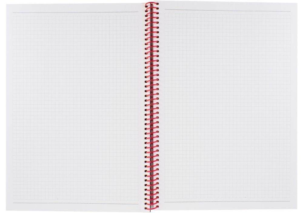 Блокнот "Knitting: Pink", A4 (200х285), пластикова обкладинка, ПВХ спіраль, 80 арк., клітинка