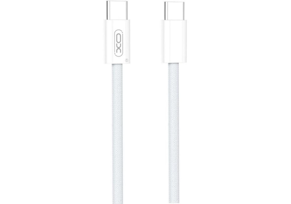 Кабель XO NBQ260B High-fashion Series Type-C to Type-C - 60W - 1.5m White
