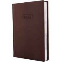 Ежедневник датированный 2026, MINK , темно-коричневый, А5