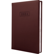 Щоденник датований 2024, PERFEСT, коричневий, А5