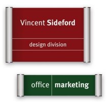 Дверная табличка на клик-системе, 14,8 x 14,8 см