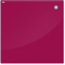 Дошка скляна магнітно-маркерна, ТМ 2x3, 45 x 45 см., колір червоний