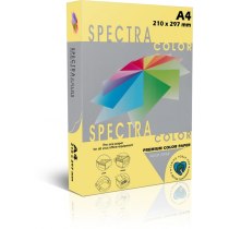 Бумага цветная SINAR SPECTRA А4, 160 г/м2 250 л, пастель, желтая