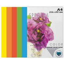 Папір кольоровий SPECTRA COLOR-Rainbow Pack Deep А4 160 г/м2, 100 арк. 5 кольорів, пастель