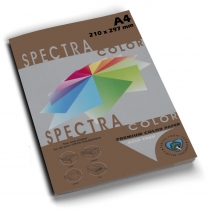 Папір кольоровий SINAR SPECTRA А4 80 г/м2, 100 арк, темний, темно - коричневий