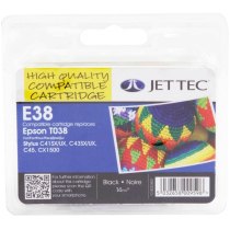 Картридж EPSON Stylus C41UX/SX Black +30% (110E003801) E38 Jet Tec