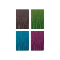 Блокнот А5, 60 арк., асорті, клітинка, вертик. термобіндер