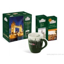 Чай Ahmad Tea подарочный набор Британская коллекция (чашка + 2 чая, черный с бергамотом