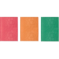 Блокнот "Квіти", А5, 80 л., Кл., (Асорті: бронза, зелений, рожевий)