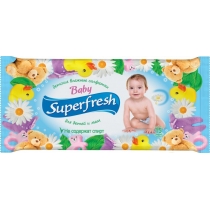 Серветки вологі Дитячі Super Fresh 15 шт