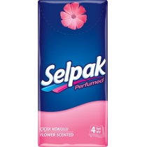 Серветки сухі кишенькові гігієнічні з ароматом 3 шари Selpak 10 шт