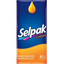 Серветки сухі кишенькові гігієнічні сенсетив 3 шари Selpak 10 шт