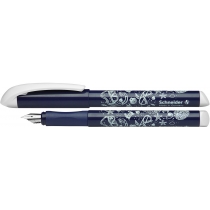 Ручка перова (без картриджа) SCHNEIDER FANTASY, синьо/біла