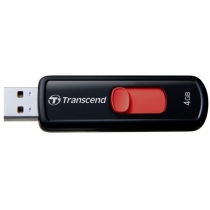 Флеш-пам'ять 4Gb Transcend USB 2.0, чорний