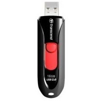 Флеш-память 16Gb Transcend USB 2.0, черный