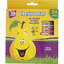 Крейда масляна Fresh Ideas, 24 кольори