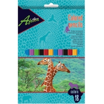 Олівці кольорові пластикові "Africa", 18 кольорів
