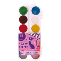 Акварель медова Sweet Kitten, 12 кольорів