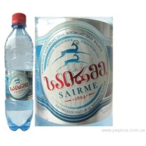 Вода минеральная Саирме Накадули газированная 1.5 л
