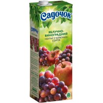 Купити Нектар Садочок яблучно-виноградний червоних сортов, 1,45л - ПАПІРУС