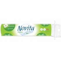 Диски ватні косметичнi NOVITA Organic 120 штук