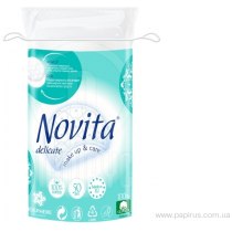 Диски ватні косметичні NOVITA Delicate 50шт