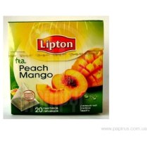 Чай Lipton Peach Mango с фруктами 20*1.8г