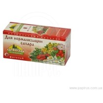 Чай Карпатська лічніця Для нормалізації цукру 25*1г