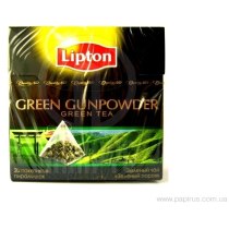 Чай Lipton Green Gunpowder 20пирамидок 20*1.8г