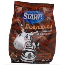 Подушечки Start з начинкою какао 500г