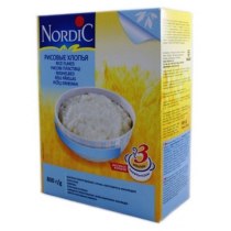 Хлопья Nordic Мелиа рисовые, 800г