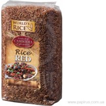 Рис World's rice красный, 500 гр