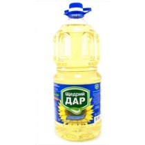 Масло подсолнечное Щедрий Дар рафинированное, 3л