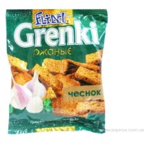 Гренки Флінт со вкусом чеснока