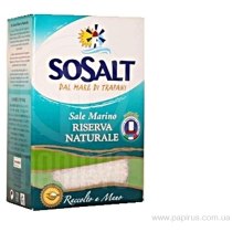 Сіль Sosalt морська Riserva Naturale, 1кг