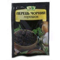 Перець Еко чорний горошок 20г