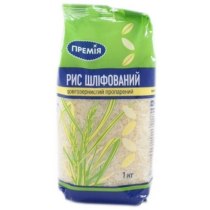 Рис Премія шлифованный пропаренный длиннозернистый, 1000 гр