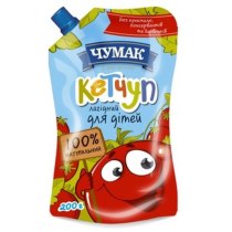Кетчуп Чумак Нежный для детей д/п, 200 гр