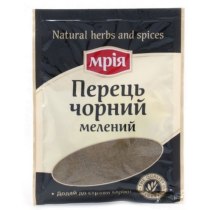 Перец Мрія черный молотый, 20г