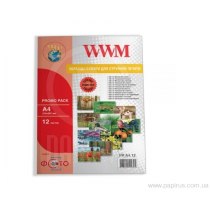 Фотобумага WWM A4, набор серии Photo - глянцевая, матовая, 100 г/м2 - 260 г/м2, 12 л.