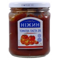 Паста Ніжин томатна перший сорт 25% 470г