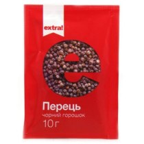 Перець чорний Extra! горошок 10г