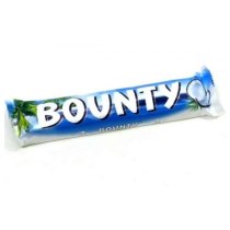 Батончик Bounty з м'якоттю кокоса в молочному шоколаді 40 г