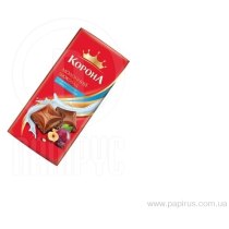 Шоколад Корона молочный с изюминами и орехами 90 г