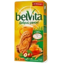 Печенье BelVita с медом и орехами