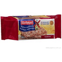Купить Хлебцы Щедрые! бородинские хрустящие - ПАПИРУС