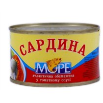 Сардина Море обжаренная в томатном соусе №5, 230г