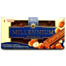 Шоколад Millennium Gold молочний з горіхами 100 г