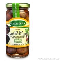 Оливки Kalimera черн целые легк.марин. в морс.соли