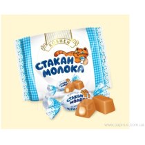 Конфеты Roshen Стакан молока с молочной начинкой, кг
